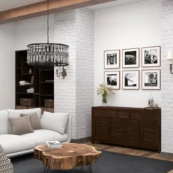 Rustic Wood Buffet Dark Brown - Olivia & May -Baxton Studio Shop GUEST 00e050ba 5a9a 4056 a3a5 f21b94928397