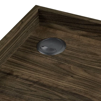 Angelica 3 Drawer Writing Desk Walnut - Coaster 8 Angelica 3 Drawer Writing Desk Walnut - Coaster - Image 8