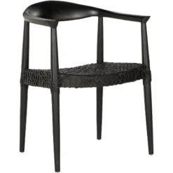 Bandelier Arm Chair - Black - Safavieh