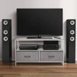 Sorbus TV Stand Dresser For Bedroom Home Gray