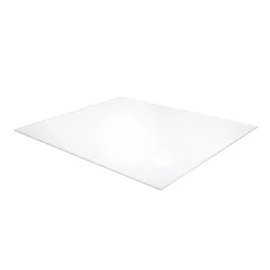 XXL Polycarbonate Chair Mat For Hard Floors Rectangular Clear - Floortex -Baxton Studio Shop GUEST 029f03f6 9c80 4ca1 a4aa 027ec9216f65