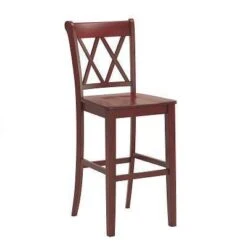 Set Of 2 29" South Hill Double X Back Barstools - Inspire Q -Baxton Studio Shop GUEST 029f168c 284b 48db a6b6 77cce6dc5f89