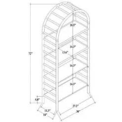 72" Holladay Curved Wooden Bookcase - Threshold™ Designed With Studio McGee 21 72" Holladay Curved Wooden Bookcase - Threshold™ Designed With Studio McGee -Baxton Studio Shop GUEST 02d306c2 b728 424b 85ec e8a3f4144d26