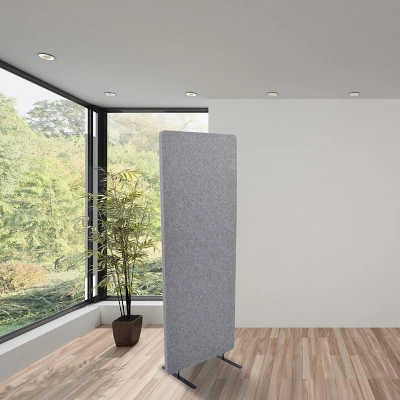 Stand Up Desk Store ReFocus Raw Freestanding Acoustic Desk Divider Privacy Panel To Reduce Noise And Visual Distractions 1 Stand Up Desk Store ReFocus Raw Freestanding Acoustic Desk Divider Privacy Panel To Reduce Noise And Visual Distractions