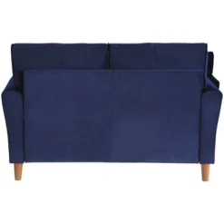 Dunleith Modern Contemporary Velvet Tufted Loveseat In Blue And Walnut - Lexicon 8 Dunleith Modern Contemporary Velvet Tufted Loveseat In Blue And Walnut - Lexicon -Baxton Studio Shop GUEST 0308c3ee dabe 43ea ae4f 0149d1dca3a7