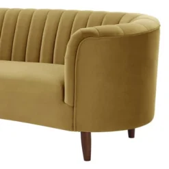71" Millephri Loveseat Olive Yellow Velvet - Acme Furniture -Baxton Studio Shop GUEST 030e49fa 46d2 4ff7 9f6f dcd7e346e344