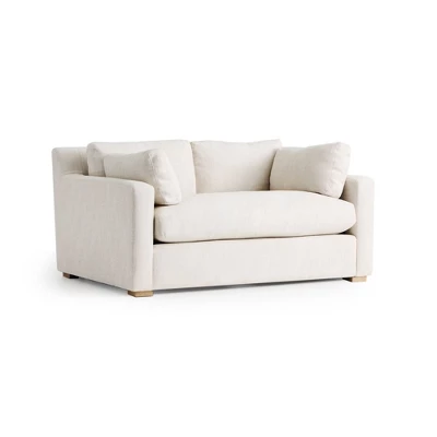Augustine Loveseat Beige - New Heights 1 Augustine Loveseat Beige - New Heights