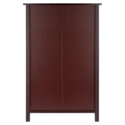 42.99" 6pc Milan Storage Shelf With Baskets Walnut - Winsome -Baxton Studio Shop GUEST 03b3a3b5 0f36 4c8b 8415 e69d6bd0af5e