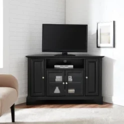 LaFayette Corner TV Stand For TVs Up To 52" - Crosley 15 LaFayette Corner TV Stand For TVs Up To 52" - Crosley -Baxton Studio Shop GUEST 0435e111 4937 4e7a bf02 36424a9f00e2