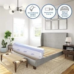 Vibe Gel Memory Foam 12-Inch Mattress | CertiPUR-US Certified | Bed-in-a-Box -Baxton Studio Shop GUEST 046d1817 9e27 4779 ab1b 50afe4d301f1