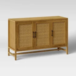 Warwick 3 Door Accent TV Stand For TVs Up To 59" - Threshold™ -Baxton Studio Shop GUEST 04c6d332 2612 4306 a79e 4096bc9ca582