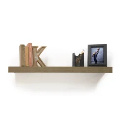 Floating Shelf Wall Mounted Hidden Brackets Gray Oak - InPlace -Baxton Studio Shop GUEST 0505dde2 e1a5 43d3 8845 4fb02e991d1b
