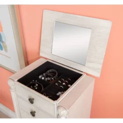 Obrecht Jewelry Armoire Off White - Powell Company -Baxton Studio Shop GUEST 0560754e 7645 4541 bedb 95a3075295b4