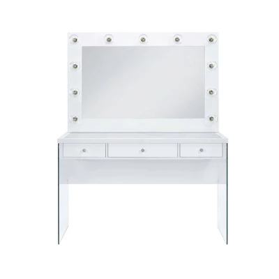 2pc Jayden Vanity Set White - Picket House Furnishings 2 2pc Jayden Vanity Set White - Picket House Furnishings - Image 2