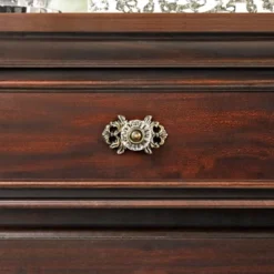 3pc California King Pennings Traditional Bed Set And Nightstand With Chest Dark Walnut - HOMES: Inside + Out -Baxton Studio Shop GUEST 05857d0c 3595 44b8 b2aa fbb1b97f0156