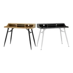 Woodford Writing Desk With Low Hutch Graphite/Ash - Calico Designs 23 Woodford Writing Desk With Low Hutch Graphite/Ash - Calico Designs -Baxton Studio Shop GUEST 05dd8426 eb92 41e2 aebb 0adc07827af8