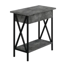 Tucson Flip Top End Table With Charging Station And Shelf - Breighton Home 37 Tucson Flip Top End Table With Charging Station And Shelf - Breighton Home -Baxton Studio Shop GUEST 062efa0b 67ac 4f6e a11c 9d4e75df4c29