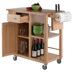 Douglas Kitchen Cart Natural - Winsome 21 Douglas Kitchen Cart Natural - Winsome -Baxton Studio Shop GUEST 06615277 6e64 43f8 b38f 4f8605bff7ec