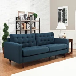 Empress Upholstered Sofa Azure - Modway -Baxton Studio Shop GUEST 06890650 32e5 46d9 965e df3d2ec2078c