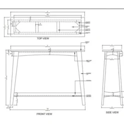 Quinlan Console - Powell 17 Quinlan Console - Powell -Baxton Studio Shop GUEST 06e15ebc dd9d 415e ac41 e9cba70b6b5a