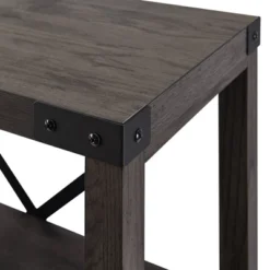 64" Sophie Industrial X Frame Bookshelf - Saracina Home -Baxton Studio Shop GUEST 0745568e 72d2 4e7c 879f f86de3346bde