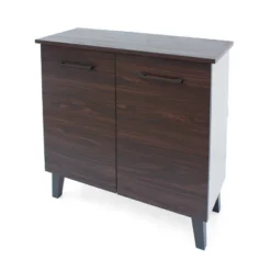 Wilnona Modern 3Shelf Cabinet - Christopher Knight Home -Baxton Studio Shop GUEST 084b3d92 c6ab 40cf b2d1 e57a256191af