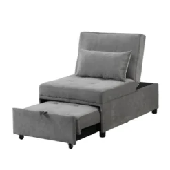Pull Out Sleeper Sofa With Pillow - ModernLuxe -Baxton Studio Shop GUEST 08606130 5e2b 4ac5 8f02 f35578dab195