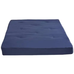 Full 8" Jayce Thermobonded High Density Polyester Fill Futon Mattress Blue - Room & Joy -Baxton Studio Shop GUEST 086a62e4 507d 459b 959d 0bdf89779cb7