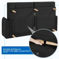 Yaheetech Convertible Sofa Bed Tufted Futon Couch With USB Ports For Living Room -Baxton Studio Shop GUEST 08e72c88 cbd1 4ed6 8ca3 6e417b1e311b