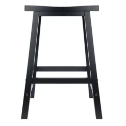 24" Satori Saddle Seat Counter Height Barstool - Winsome