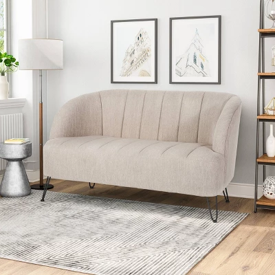 Lupine Modern Loveseat - Christopher Knight Home 1 Lupine Modern Loveseat - Christopher Knight Home