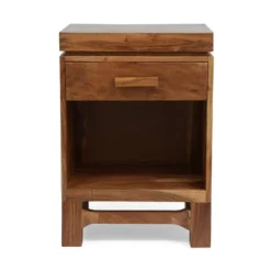 Set Of 2 Wadley Boho Handcrafted Acacia Wood Nightstands Natural - Christopher Knight Home -Baxton Studio Shop GUEST 0b37f8be c132 44ad ae84 c5e3e774cafd