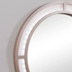 Lacroft LED Light Mirror Vanity Set - MiBasics -Baxton Studio Shop GUEST 0b51fc7e 131f 4335 9688 cbe890f85a15