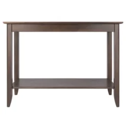 Santino Console Hall Table Oyster Gray - Winsome -Baxton Studio Shop GUEST 0bc2dde2 f2e8 4e05 b64b 7a8ca91a46d7