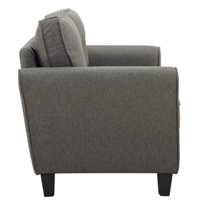 Harwin Loveseat Heather Gray - Lifestyle Solutions 3 Harwin Loveseat Heather Gray - Lifestyle Solutions - Image 3