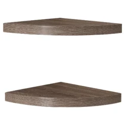 (Set Of 2) 11.5" X 1.5" Radial Floating Corner Shelves - Danya B. -Baxton Studio Shop GUEST 0c4549d3 82c5 43fc bccd 0d936b82075b