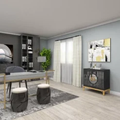 Art Deco Contemporary Mirrored Wood Cabinet Black - Olivia & May 37 Art Deco Contemporary Mirrored Wood Cabinet Black - Olivia & May -Baxton Studio Shop GUEST 0c71921a 6a6e 41a6 8617 c0868f1dd974