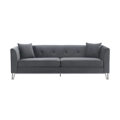 90" Everest Fabric Upholstered Sofa - Armen Living 10 90" Everest Fabric Upholstered Sofa - Armen Living - Image 10