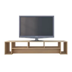 Rustik 3 Shelf TV Stand For TVs Up To 80" - Nexera 7 Rustik 3 Shelf TV Stand For TVs Up To 80" - Nexera -Baxton Studio Shop GUEST 0d3be934 1569 4858 b538 fce87858d9a2