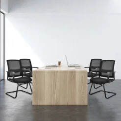 Costway Set Of 2 Conference Chairs Mesh Reception Office Guest Chairs W/ Lumbar Support 12 Costway Set Of 2 Conference Chairs Mesh Reception Office Guest Chairs W/ Lumbar Support -Baxton Studio Shop GUEST 0d566533 a5c1 4b4e 857c 1e5b31fbe8e8 1
