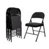 Set Of 4 Fabric Padded Folding Chairs - Hampden Furnishings