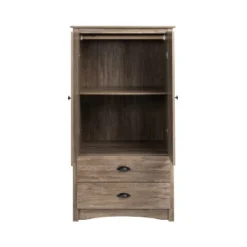 Salt Spring 2 Door Armoire Drifted Gray - Prepac -Baxton Studio Shop GUEST 0dc86d21 6d12 4384 b219 4d1e268f8ca5