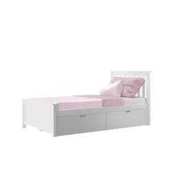 Max & Lily Twin-Size Platform Bed With Underbed Storage Drawers -Baxton Studio Shop GUEST 0dca50be d827 469e a337 346859940ec3