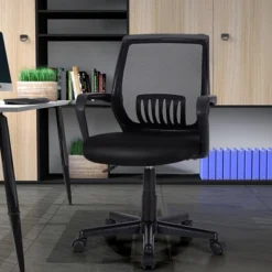 Costway Mid-Back Office Executive Chair Mesh Chair Height Adjustable W/ Lumbar Support 11 Costway Mid-Back Office Executive Chair Mesh Chair Height Adjustable W/ Lumbar Support -Baxton Studio Shop GUEST 0df5656b 2f28 4b56 b5e8 946017c84ec0