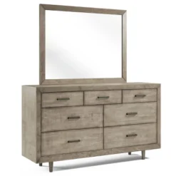 6pc Aurora Mid-Century Gray Bedroom Set With Upholstered Bed - Abbyson Living -Baxton Studio Shop GUEST 0ebd5259 ae04 4282 ac3b e15360d6f04d