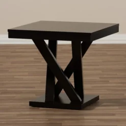 Everdon Modern End Table Dark Brown - Baxton Studio -Baxton Studio Shop GUEST 0ed30172 6aad 4281 ad7d bb0e041ab444
