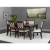 7pc Bristol Formal Wood Dining Set Brown - Abbyson Living