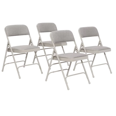 Set Of 4 Deluxe Fabric Padded Triple Brace Folding Chairs - Hampden Furnishings 10 Set Of 4 Deluxe Fabric Padded Triple Brace Folding Chairs - Hampden Furnishings - Image 10