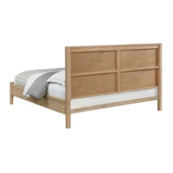 4pc Arden Wood Bedroom Set With 2 Drawer Nightstand With Open Shelf Light Driftwood - Alaterre Furniture -Baxton Studio Shop GUEST 11bf7ddb 41e9 4205 980a d97e4c5e9703
