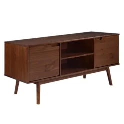 Solid Wood Mid-Century Modern TV Stand For TVs Up To 65" - Saracina Home 29 Solid Wood Mid-Century Modern TV Stand For TVs Up To 65" - Saracina Home -Baxton Studio Shop GUEST 124c1f93 b619 426b 85f1 839f07b6bcd7